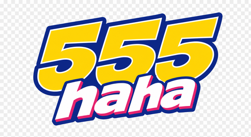 555 haha logo